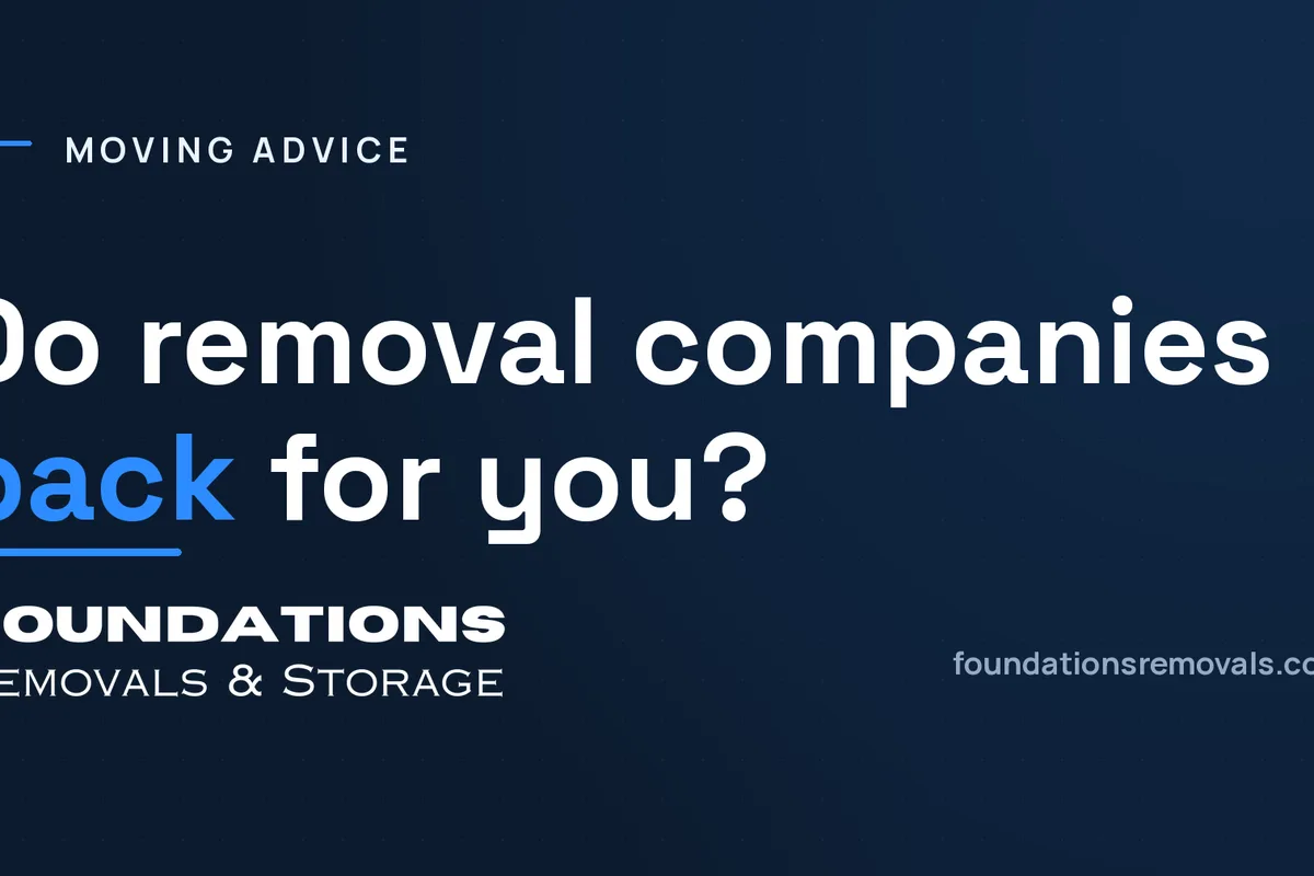 Do Removal Companies Pack for You?